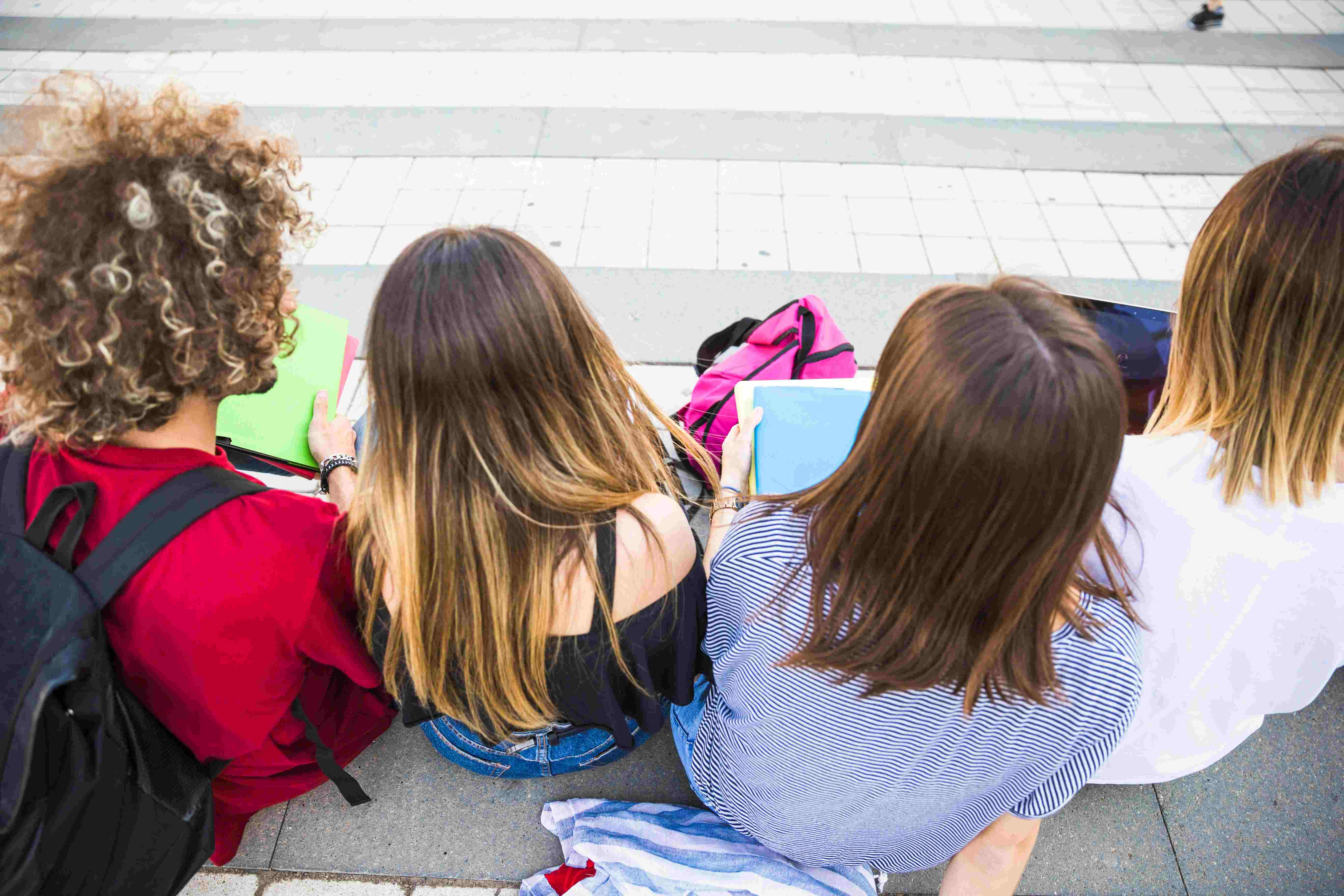 Middle school students at Emmanuel Lutheran School